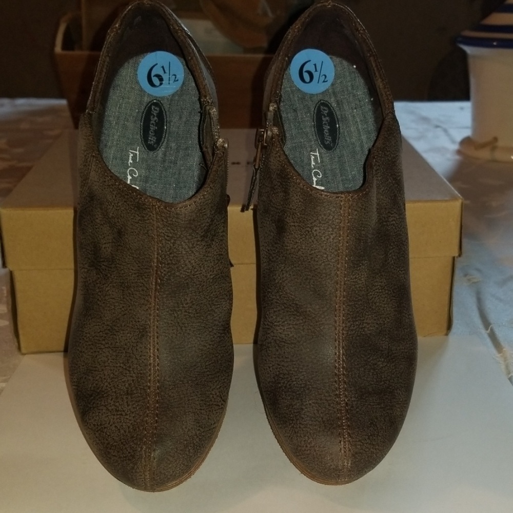 Dr. Scholl's Platform wedge ankle booty